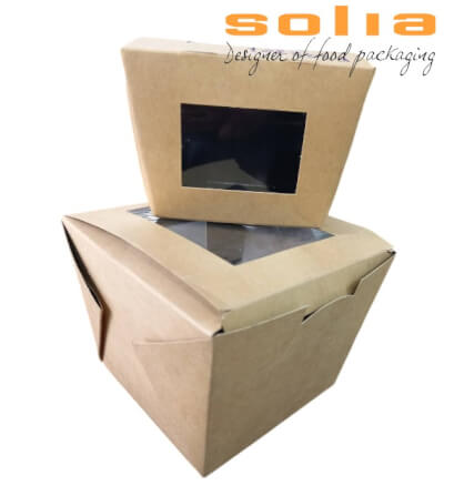 กล่องกระดาษสำหรับใส่อาหาร SOLIA PK1239-00 แพ็ค 50 ชิ้น_7
